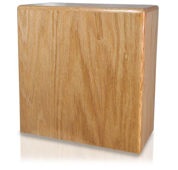 Book Shelf Pet Wood Urn Oak