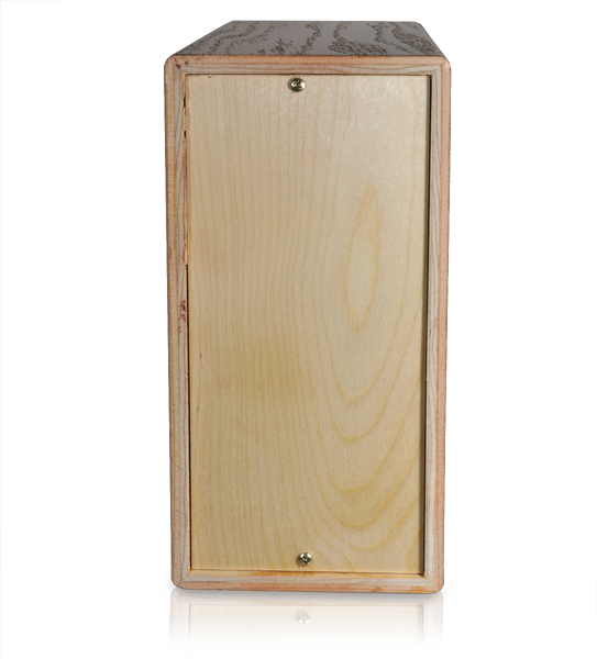 Book Shelf Pet Wood Urn Oak