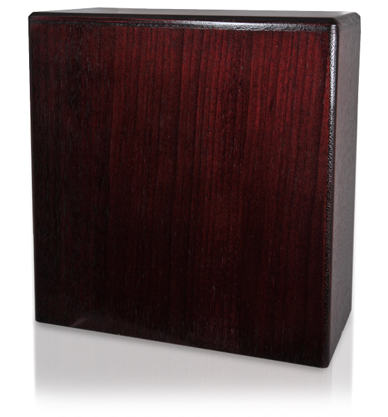 Book Shelf Pet Wood Urn Rosewood