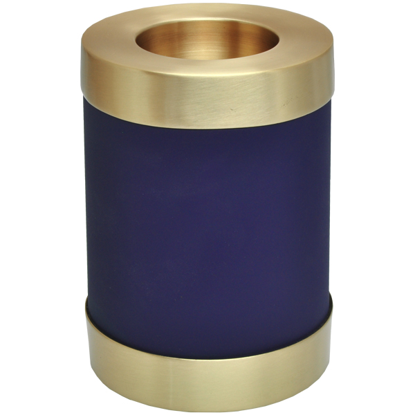 Pet Memorial Candle Holder Dog Urn Blue Nightfall