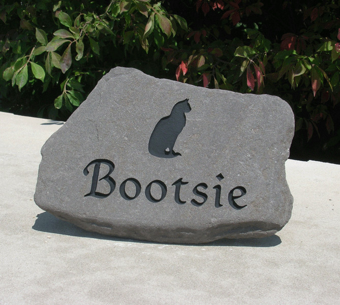 Small Engraved Flagstone Outdoor Pet Memorials Memorial Gallery Pets