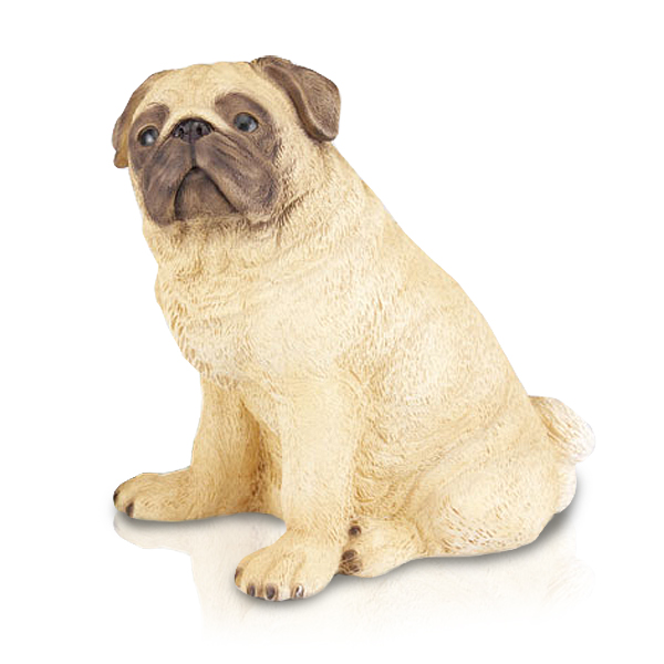 pug urn figurine urns pug fawn pug urn figurine urns pug fawn