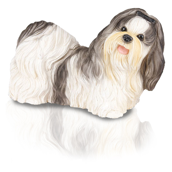 shih tzu urn figurine urns shih tzu black white shih tzu urn figurine urns shih tzu black white